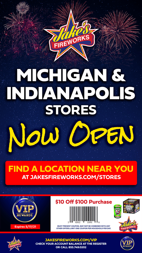 Michigan & Indianapolis Stores Now Open!