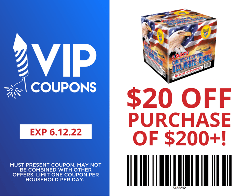 Red apple fireworks coupon