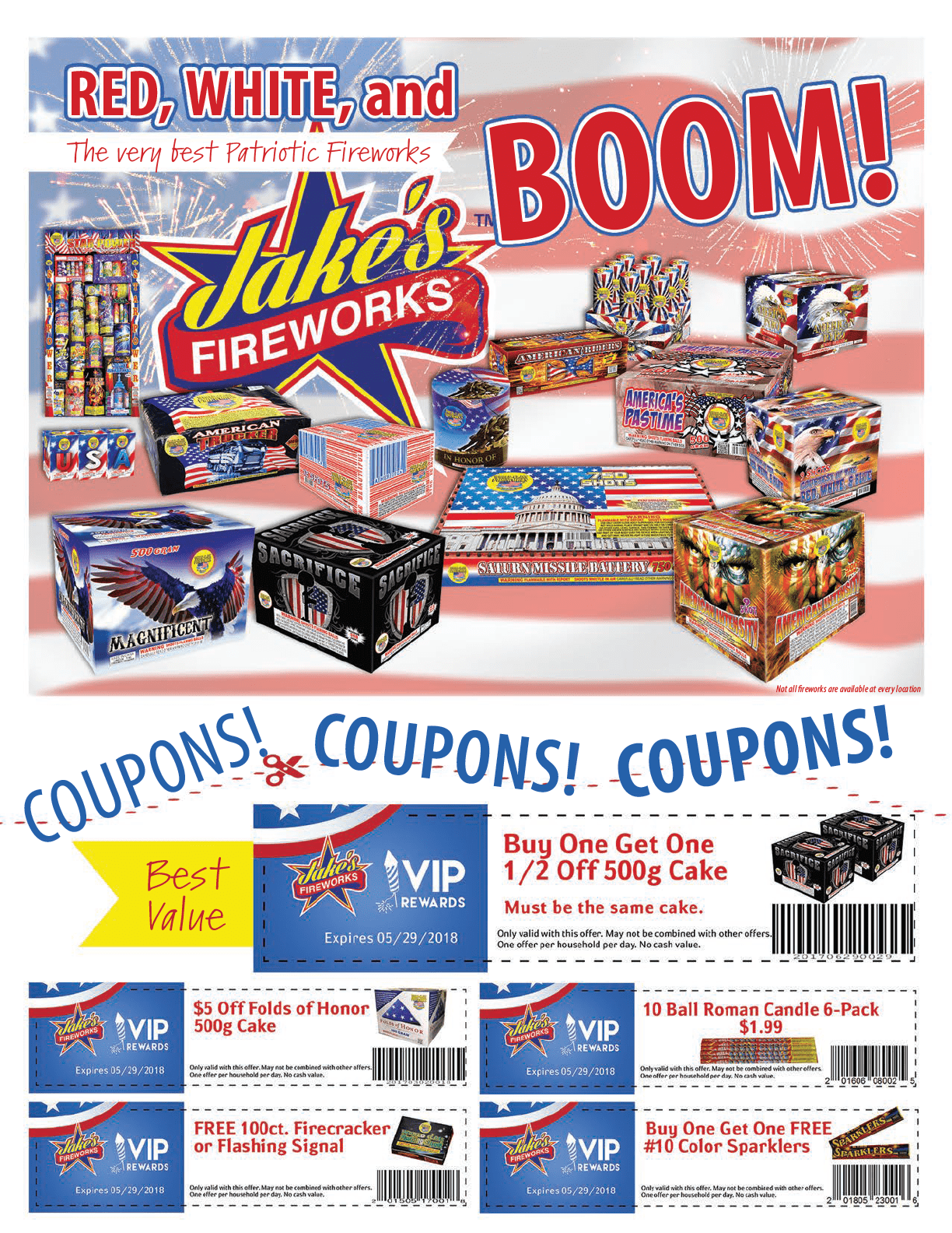 Memorial Weekend Coupons Flier