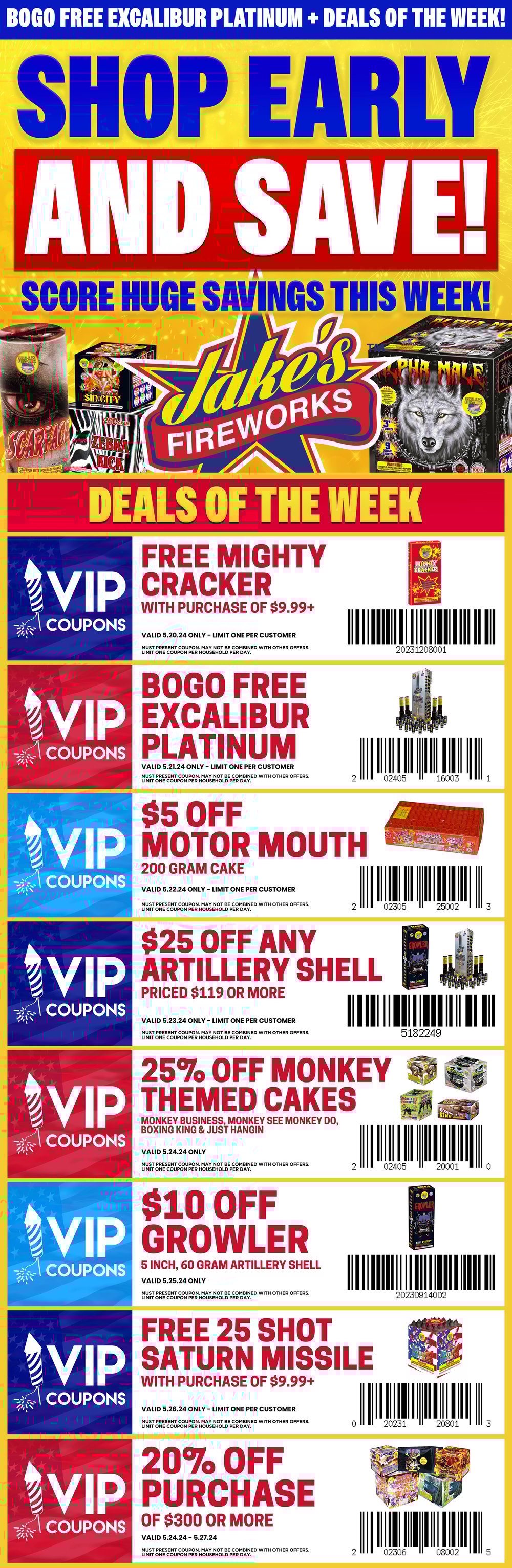 Daily Coupon Deals Week Of May 20