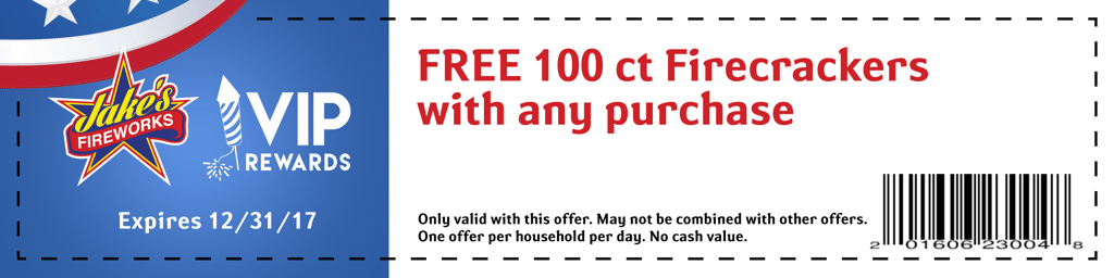 free firecrackers coupon