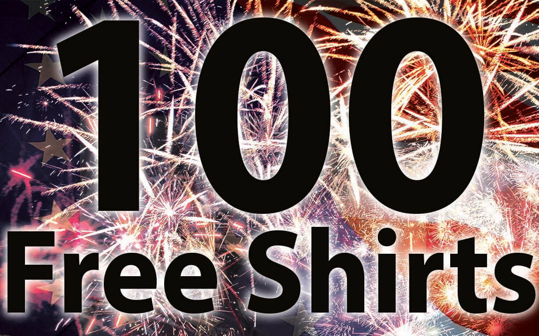 100 T-Shirt Winners Announced