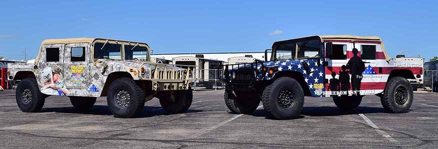 Folds Of Honor Hummer Tour and Firework Sale