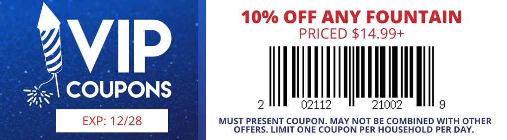 10% Off Any Fountain $14.99+