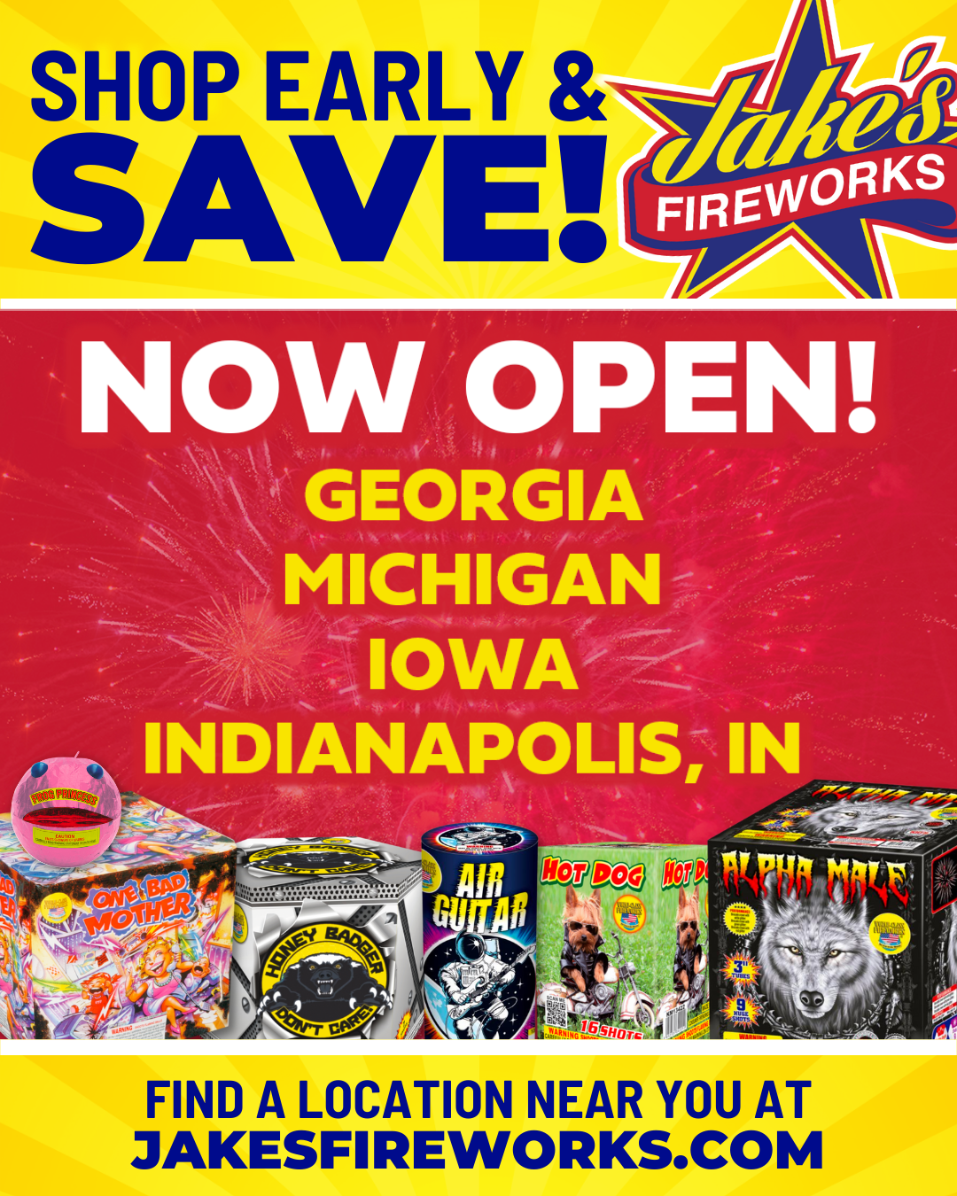 Deal Days at Jake's Fireworks