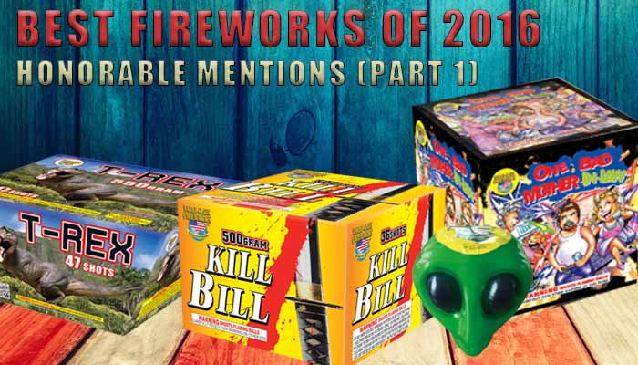 Honorable Mentions - Best Fireworks of 2016 (Part 1)