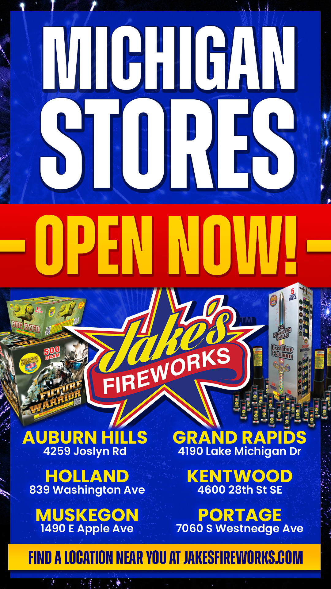 Michigan Stores Now OPEN - Special Coupon Offer